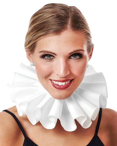 Clown ruff collar - Skeleteen Renaissance Collar Cuff Set - Vintage White Neck Ruff and Wrist Ruffle Cuffs Costume Accessories Dress Up Kit 4.1 out of 5 stars 112 1 offer from $11.99